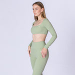 Casual Crop-Top Long Sleeve