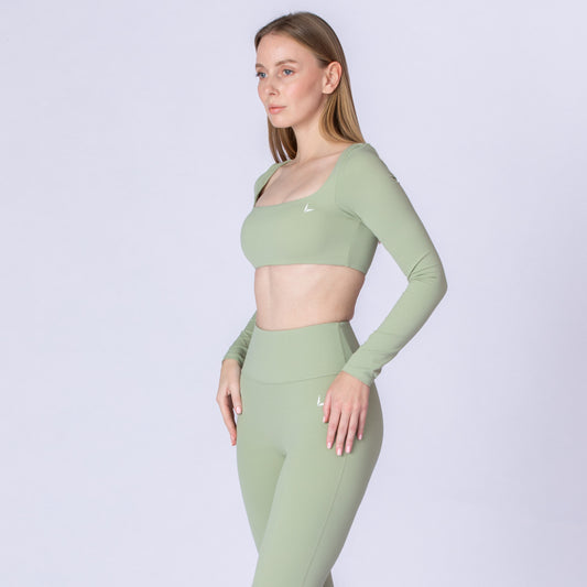 Casual Crop-Top Long Sleeve