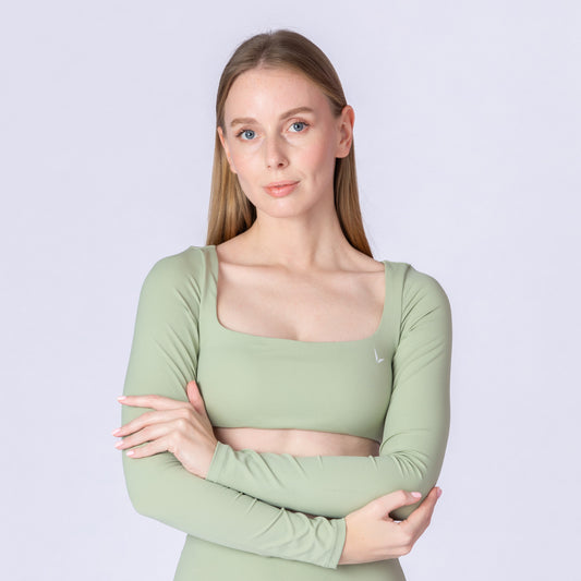 Casual Crop-Top Long Sleeve