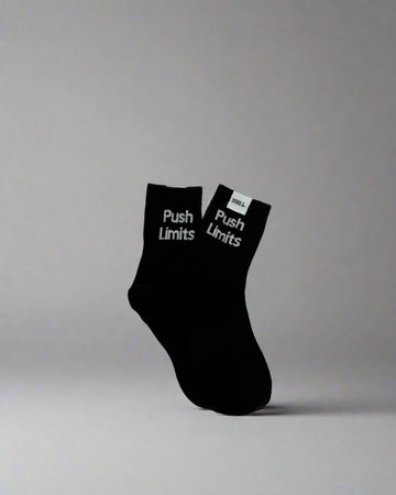 Push Limits Black Socks